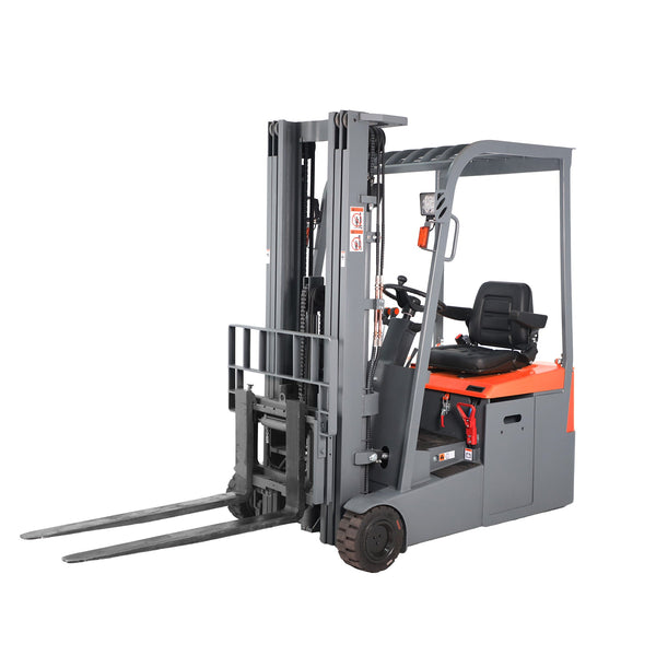 Apollolift A-3041 3-Wheel Electric 24V Lead-Acid Forklift | 3300lb Capacity | 197"Lift Height