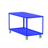 Valley Craft 2 Shelf Utility Carts - Warehouse Gear Hub
