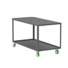 Valley Craft 2 Shelf Utility Carts - Warehouse Gear Hub