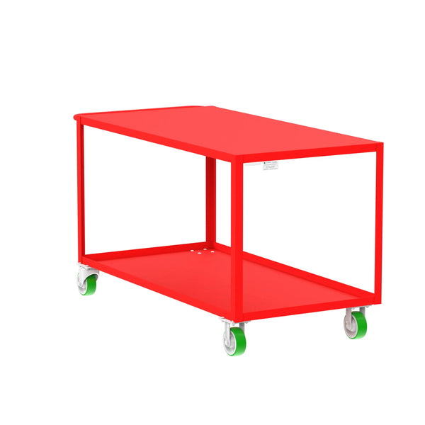 Valley Craft 2 Shelf Utility Carts - Warehouse Gear Hub