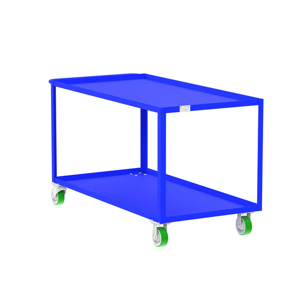 Valley Craft 2 Shelf Utility Carts - Warehouse Gear Hub