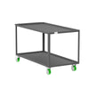 Valley Craft 2 Shelf Utility Carts - Warehouse Gear Hub