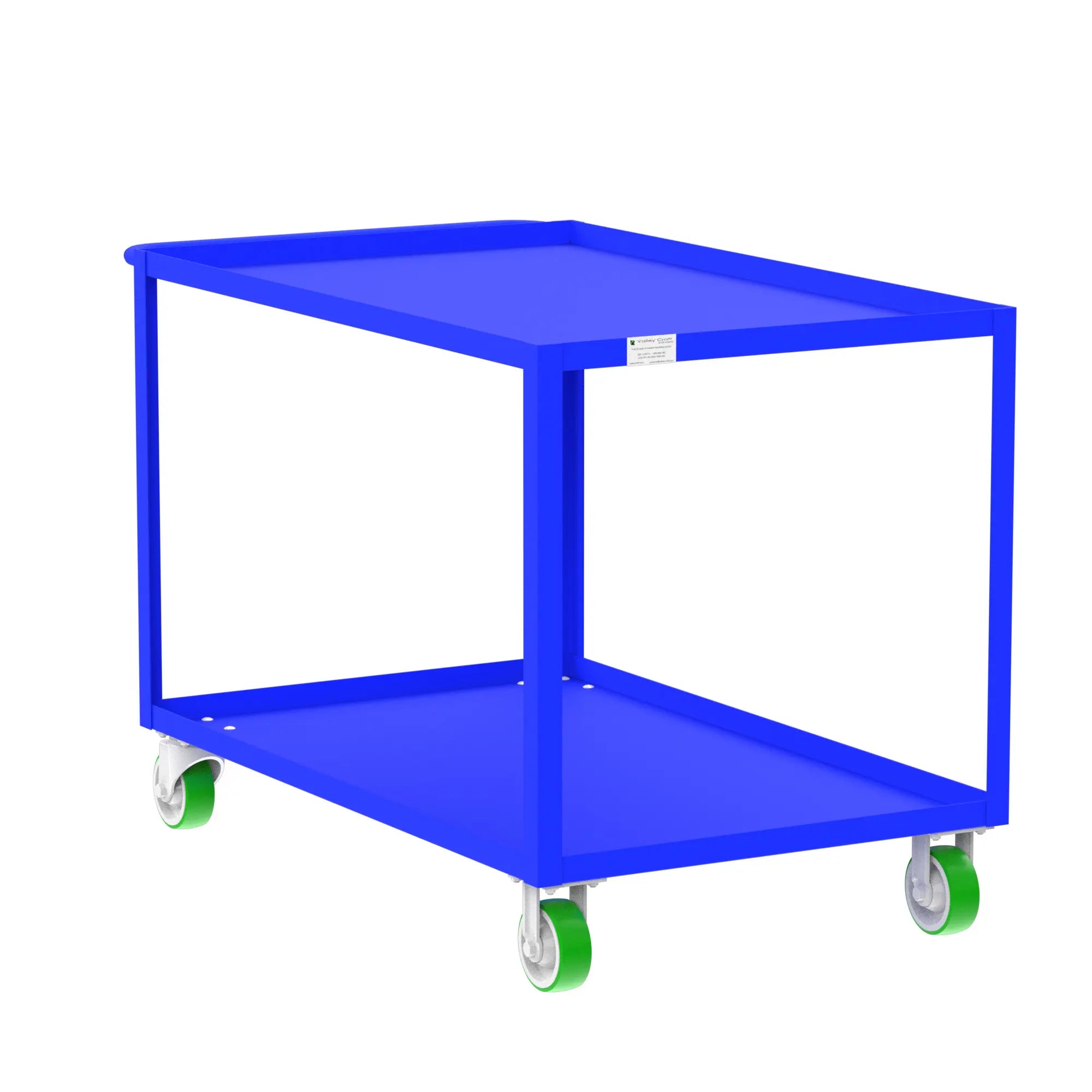 Valley Craft 2 Shelf Utility Carts - Warehouse Gear Hub