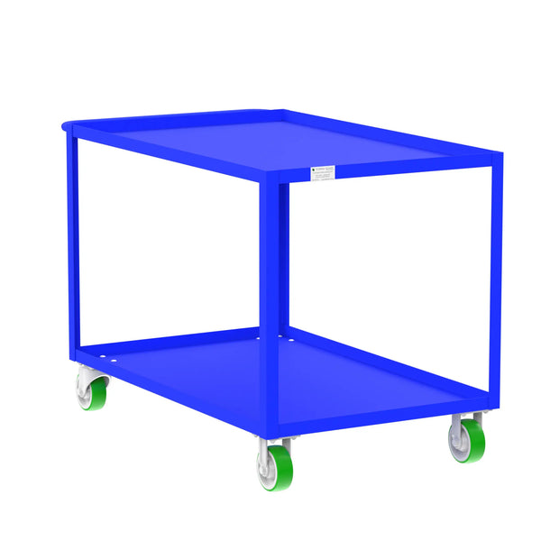 Valley Craft 2 Shelf Utility Carts - Warehouse Gear Hub