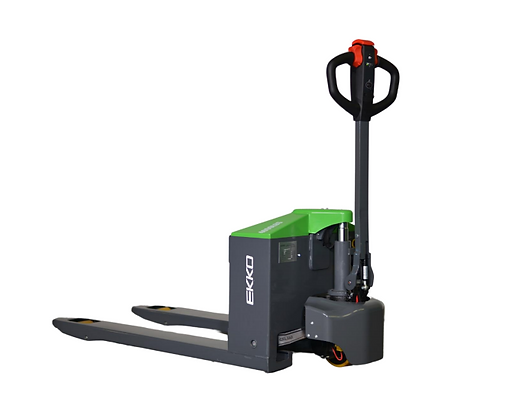 EKKO EP20JLIC lithium walkie electric pallet jack, 4,400 lb, one of the pallet jacks compared against pallet stackers in this guide