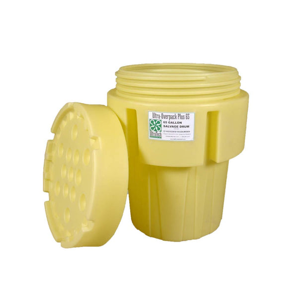 UltraTech 0589 Overpack Plus Lid Only, 65, Yellow