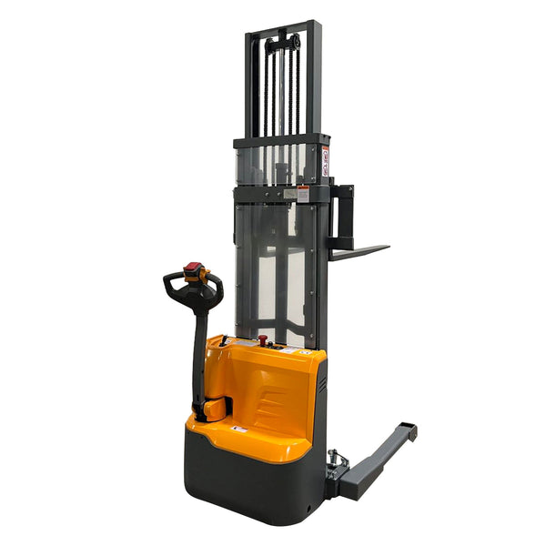 Apollolift Lithium Battery Full Electric Walkie Stacker 2640lbs Cap. Straddle Legs. 118" lifting A-3035