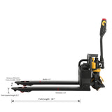 Apollolift Lithium Battery 3300Lbs Full Electric Pallet Jack Electric Forklift 48" x27"