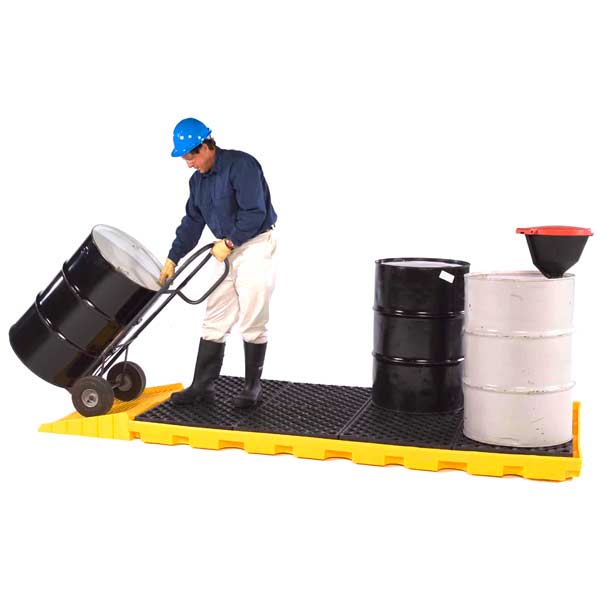 UltraTech 1075 Spill Deck P8, One-Piece 8-drum Spill Deck