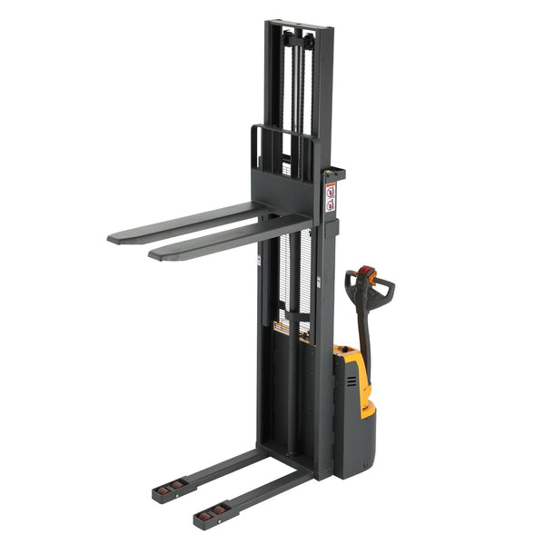 Apollolift Powered Forklift Full Electric Walkie Stacker 3300lbs Cap. Fixed Legs.98" Lifting A-3033