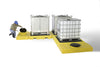 UltraTech 1126 Modular IBC Spill Pallet, 3-Tank, Indoor Model