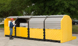 UltraTech 1167 Modular IBC Spill Pallet, 4-Tank, Outdoor Model