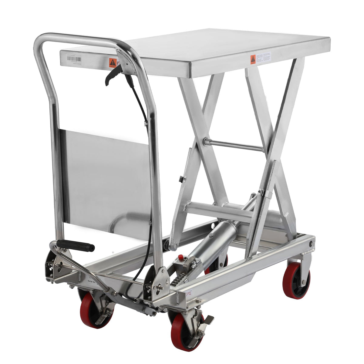 Apollolift Single Scissor Lift Table 1100lb. 35.4" lifting height - Stainless