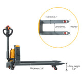Apollo Lift A-1037 Lithium Electric Pallet Truck 3300lb "48x27 Forks"