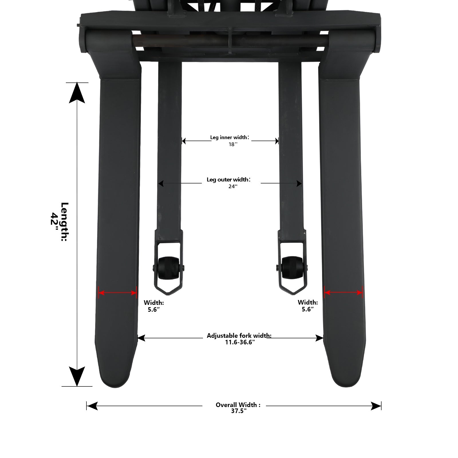 Apollolift Semi-Electric Power Lift Fixed Stacker 3300lbs 118