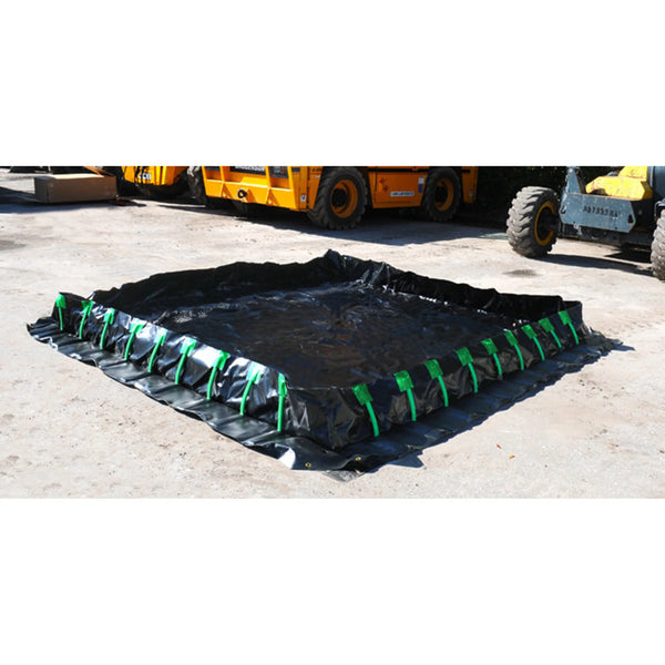 UltraTech 8230 Containment Berm, Stake Wall Model, 15' x 15' x 1', Copolymer 2000, 28 oz.