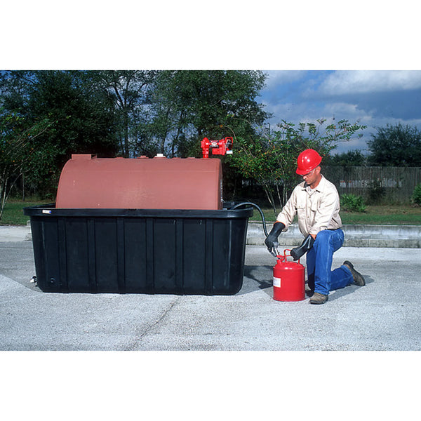 UltraTech 2820 Containment Sump 550 with Drain, Black