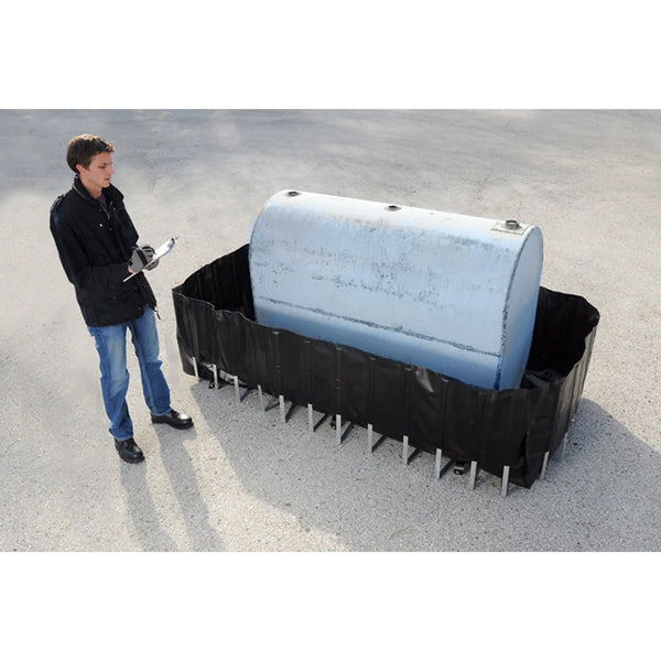UltraTech 2852 Containment Sump, Flexible Model 550 without Drain, Black