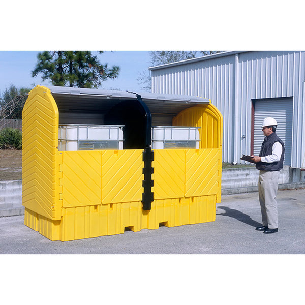 UltraTech 1149 Twin IBC Hard Top, With Drain