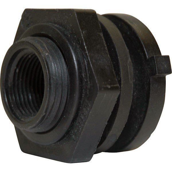 UltraTech 9558 Track Pan - Bulkhead Fitting, 3/4