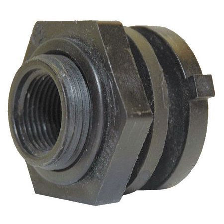 UltraTech 1473 Bulkhead Fitting 3/4", Fluorinated for Spill Deck