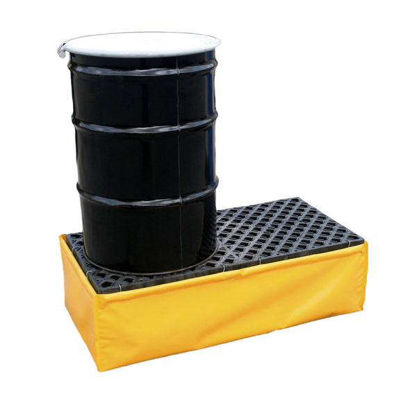 UltraTech 1340 Spill Pallet P2, Flexible Model, No Drain, Yellow