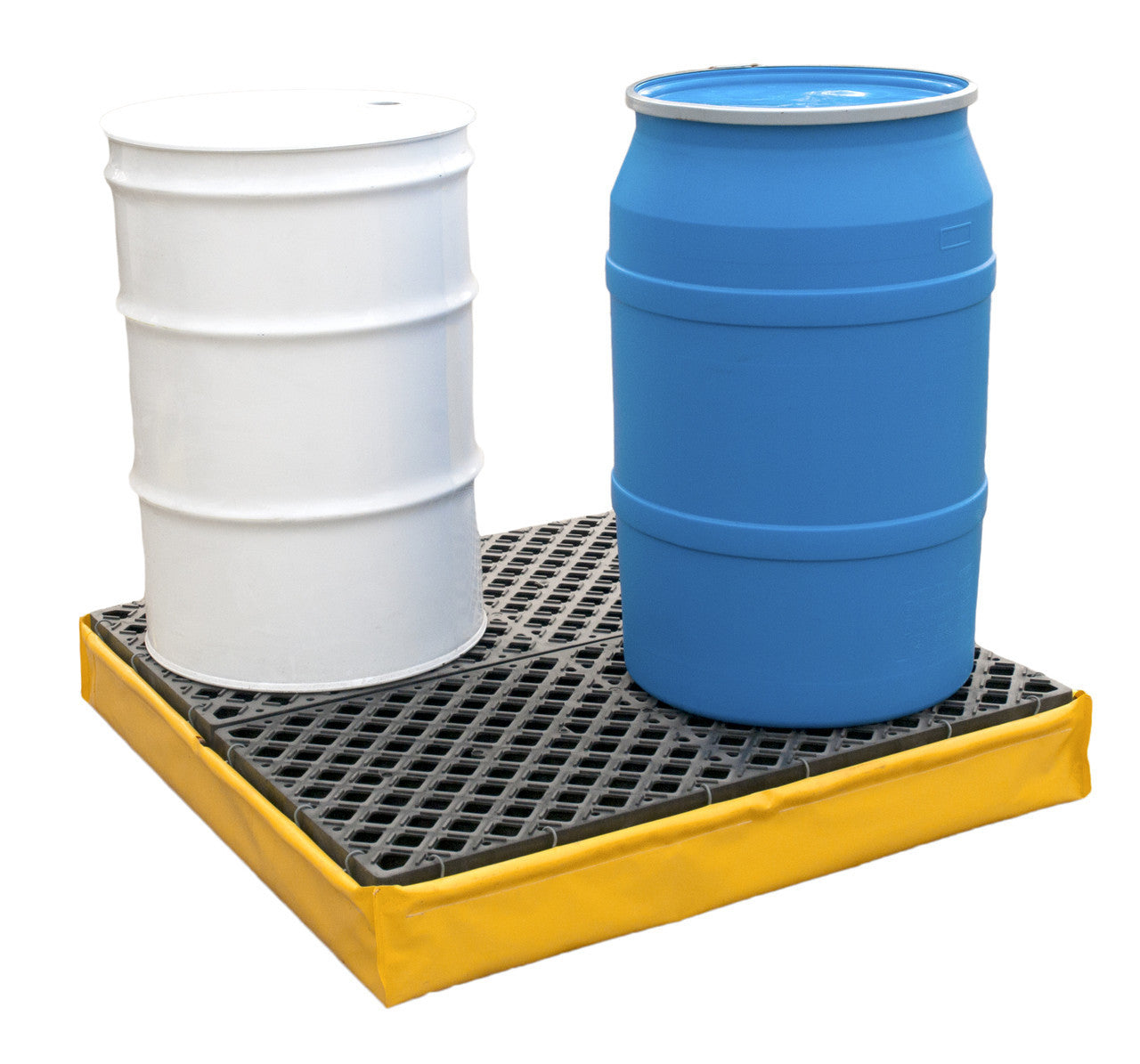 UltraTech 1346 Spill Pallet P4 Flexible Model, With Drain, Yellow