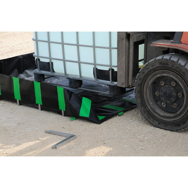 UltraTech 8254 Containment Berm, Economy Model, 15' x 50' x 1', Copolymer 2000, 28 oz.