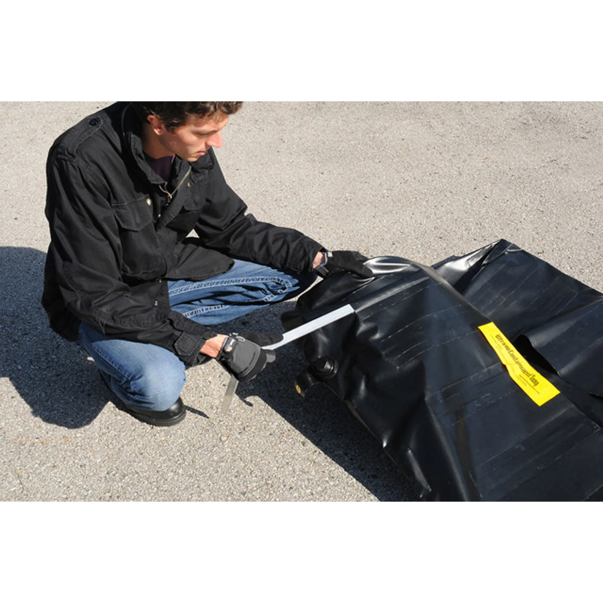 UltraTech 2854 Containment Sump, Flexible Model 1000 without Drain, Black
