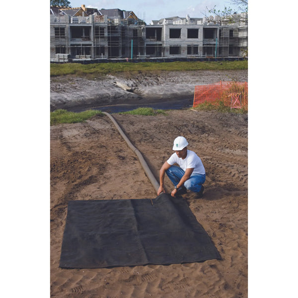 UltraTech 9727-OS Dewatering Bag, 15' x 15', Black