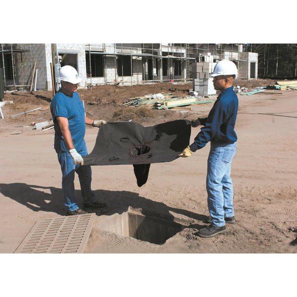 UltraTech 9358 Drain Guard Plus, Oil & Sediment, 60" x 60", 1-Pack, Black