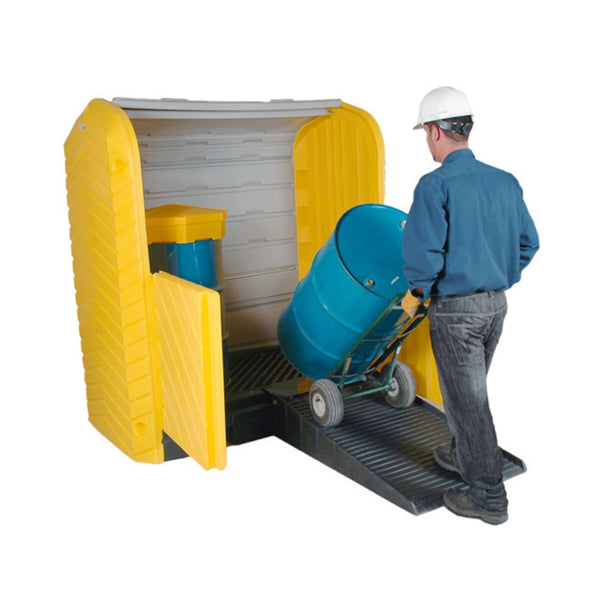 UltraTech 9613 Hard Top P2 Plus Spill Pallet, With Drain