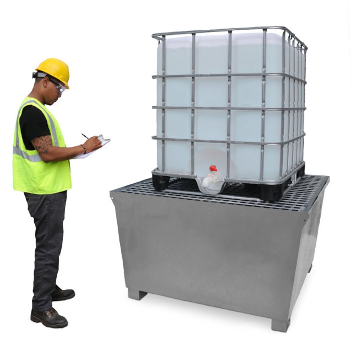 UltraTech 1184 Steel IBC Spill Pallet