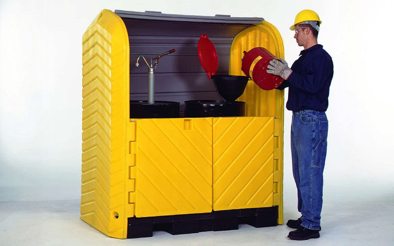 UltraTech 1188 Hard Top Plus, Steel, 4-Drum, Yellow