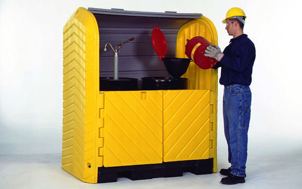 UltraTech 1188 Hard Top Plus, Steel, 4-Drum, Yellow