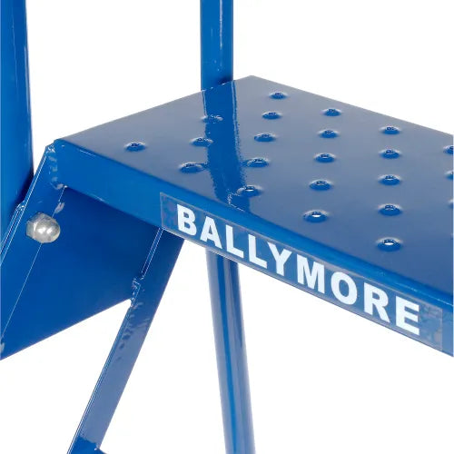 Ballymore 4 Step Lock-N-Stock Folding Rolling Ladder, 350 Lb. Capacity - LS4247
