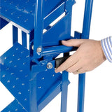 Ballymore 4 Step Lock-N-Stock Folding Rolling Ladder, 350 Lb. Capacity - LS4247
