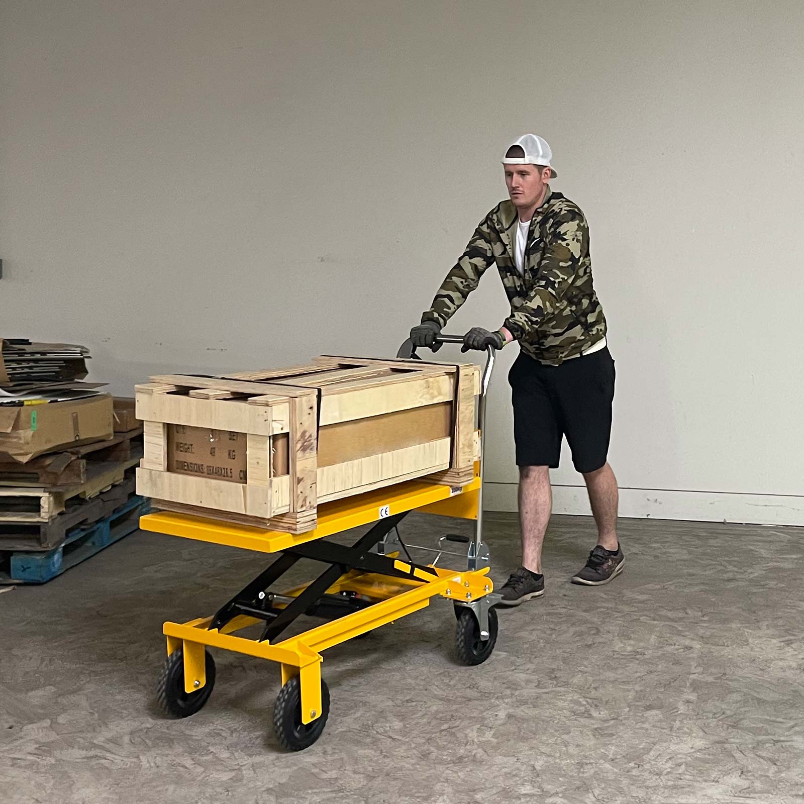 Single Scissor Lift Table 440 lbs. 39.4 