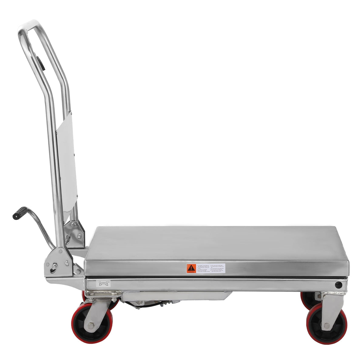 Apollolift Single Scissor Lift Table 1100lb. 35.4" lifting height - Stainless