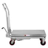 Apollolift Single Scissor Lift Table 1100lb. 35.4" lifting height - Stainless