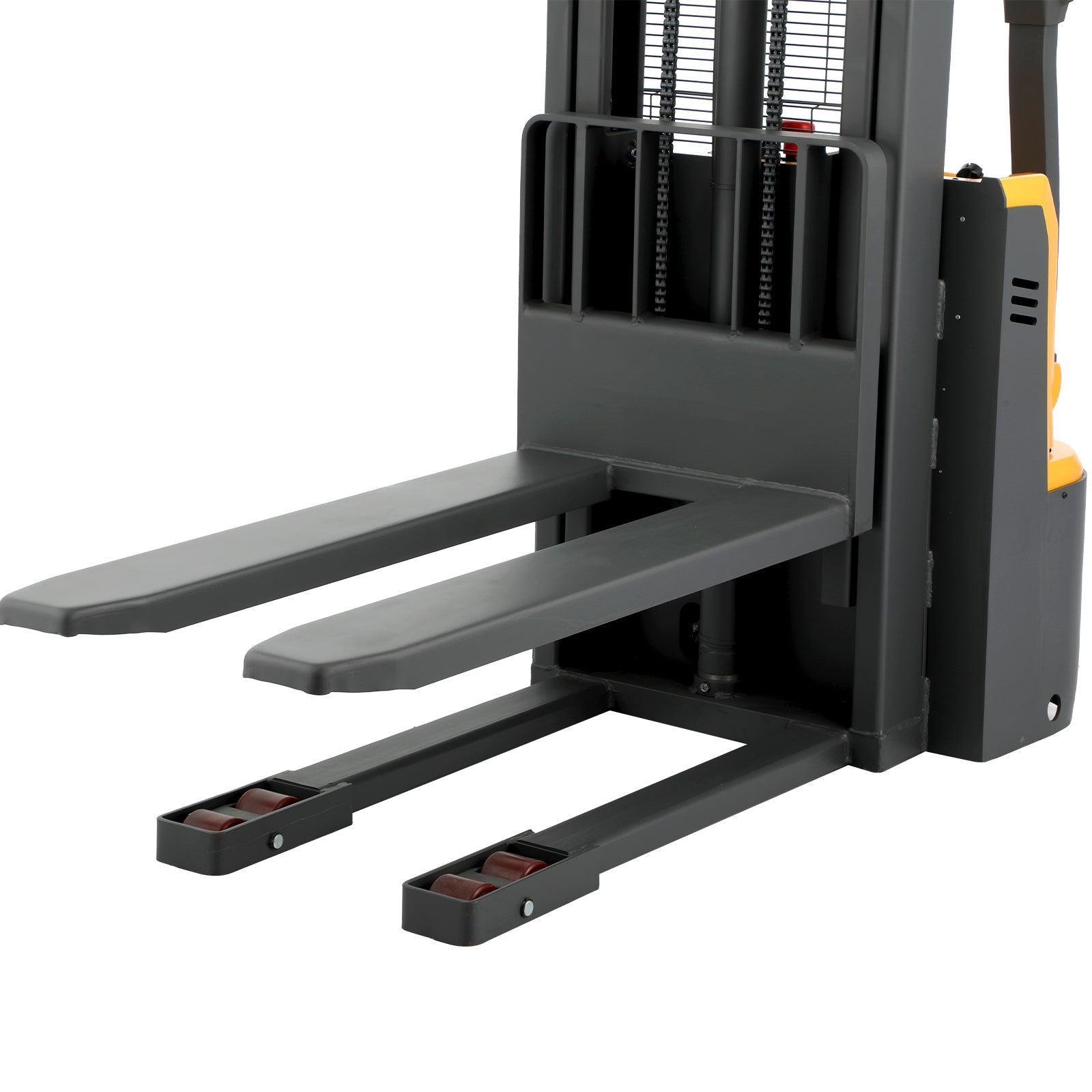 Apollolift Powered Forklift Full Electric Walkie Stacker 3300lbs Cap. Fixed Legs.98