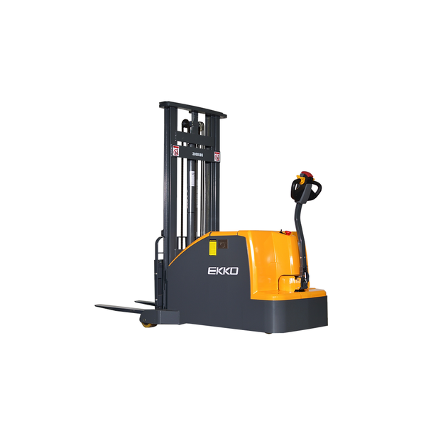 EKKO EK14C-130 Counterbalanced Walkie Stacker | 130" Lift Height | 3000 lb Capacity |