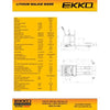 EKKO EP30A-LI Rider Pallet Jack | 6600 lb Capacity |