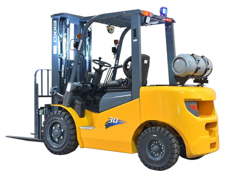 EKKO EK30LP Pneumatic Forklift (LPG) 6000 lbs cap, 189