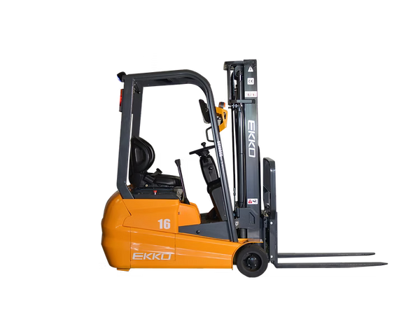 EKKO EK16A-177 3-Wheel Electric Forklift | 3500lb Capacity | 177"Lift Height