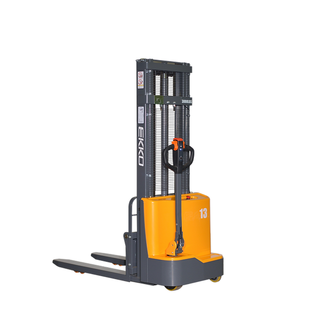 EKKO EB13CD Electric Straddle Stacker | Fork Over | 118