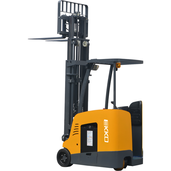 EKKO EK18RF Stand-up Rider Forklift, 4000 lb Cap., 216" Lift Ht. 48V