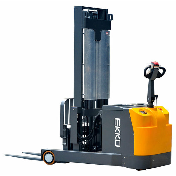 EKKO EH15T Moving Mast Walkie Reach Truck 3300lbs. Cap., 138" Height