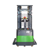EKKO Lithium Straddle Stacker | Side-Shifting | 216" Lift Height | 4400 lb Capacity | EB20CS-216LI