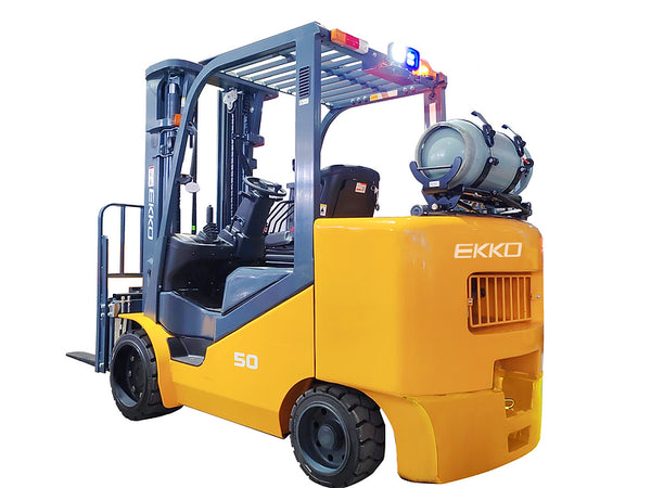 EKKO EK50LP Forklift (LPG) 10,000 lbs cap, 185" Lift Height - Warehouse Gear Hub 